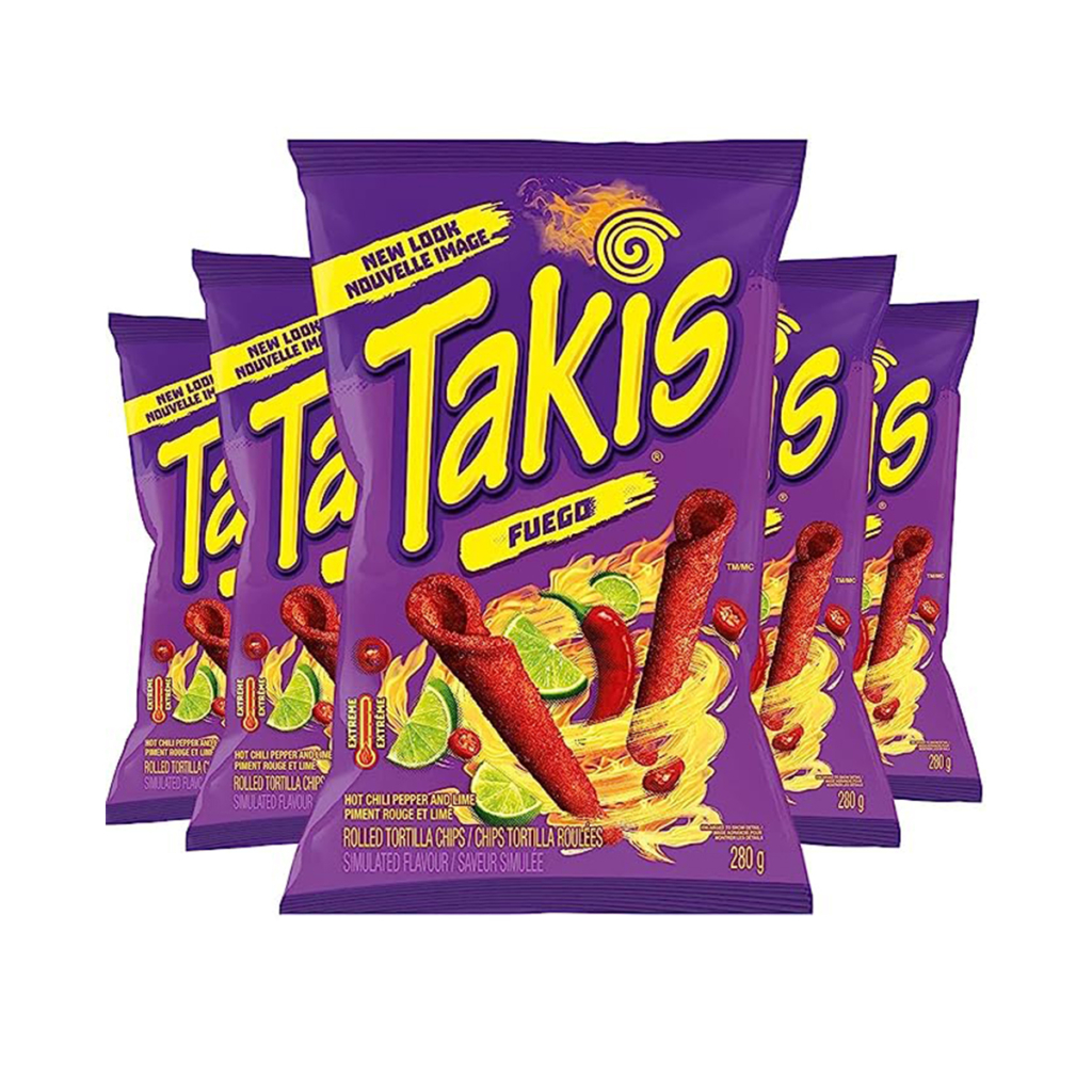 Takis Fuego Spicy Chili Pepper And Lime Rolled Tortilla Chips