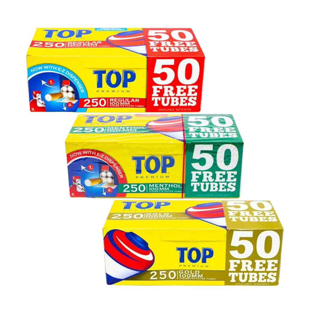 TOP Filter Tubes 100 mm, 250ct