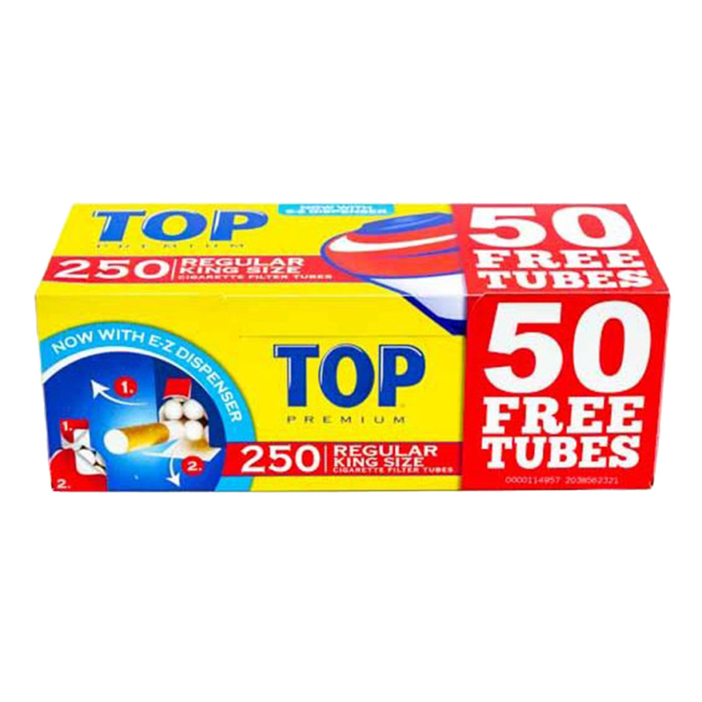 TOP Filter Tubes King Size, 250ct